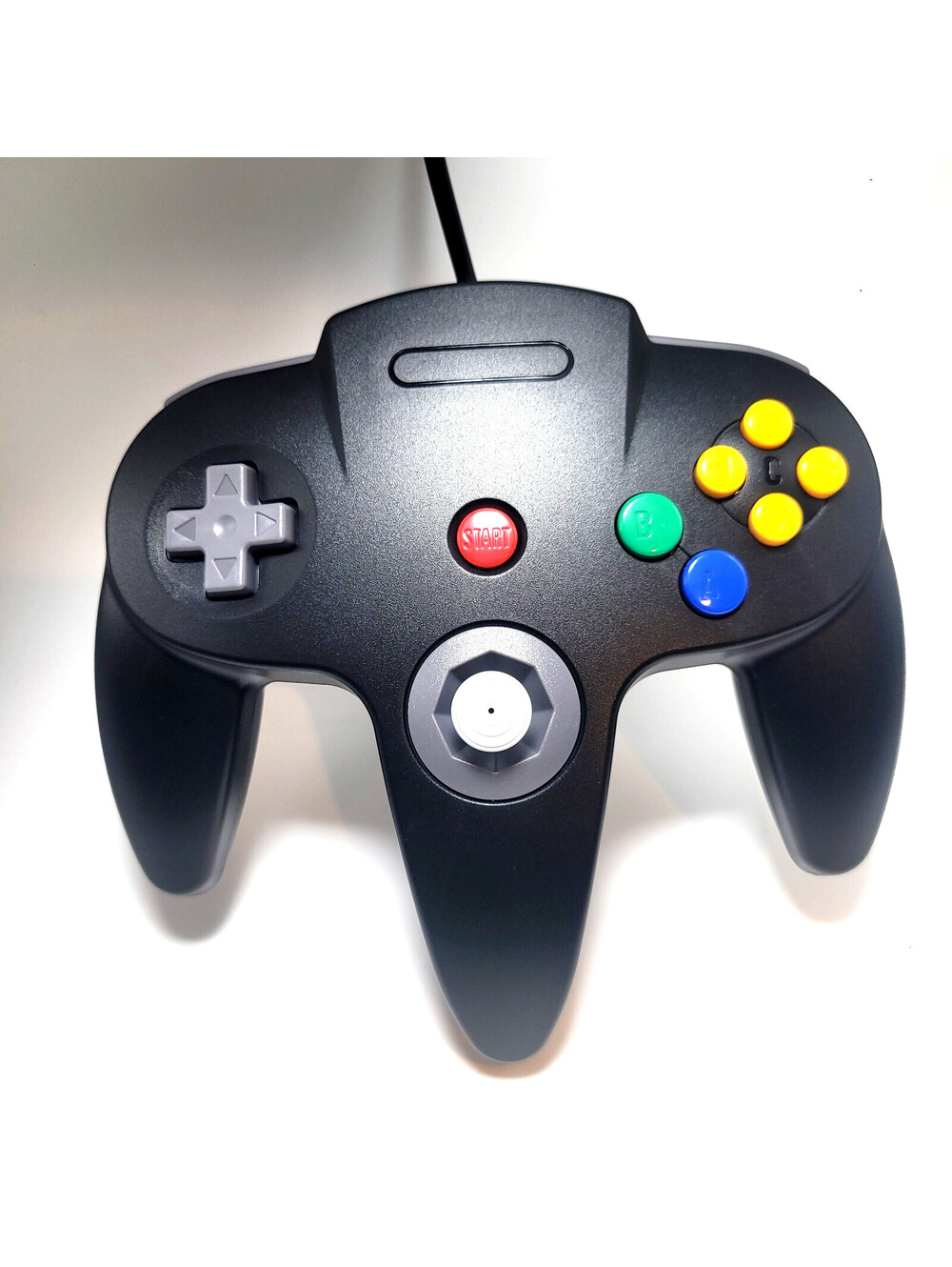 Nintendo 64 Wired Controller for N64 - TeknoGame® - Black - NEW IN BOX!